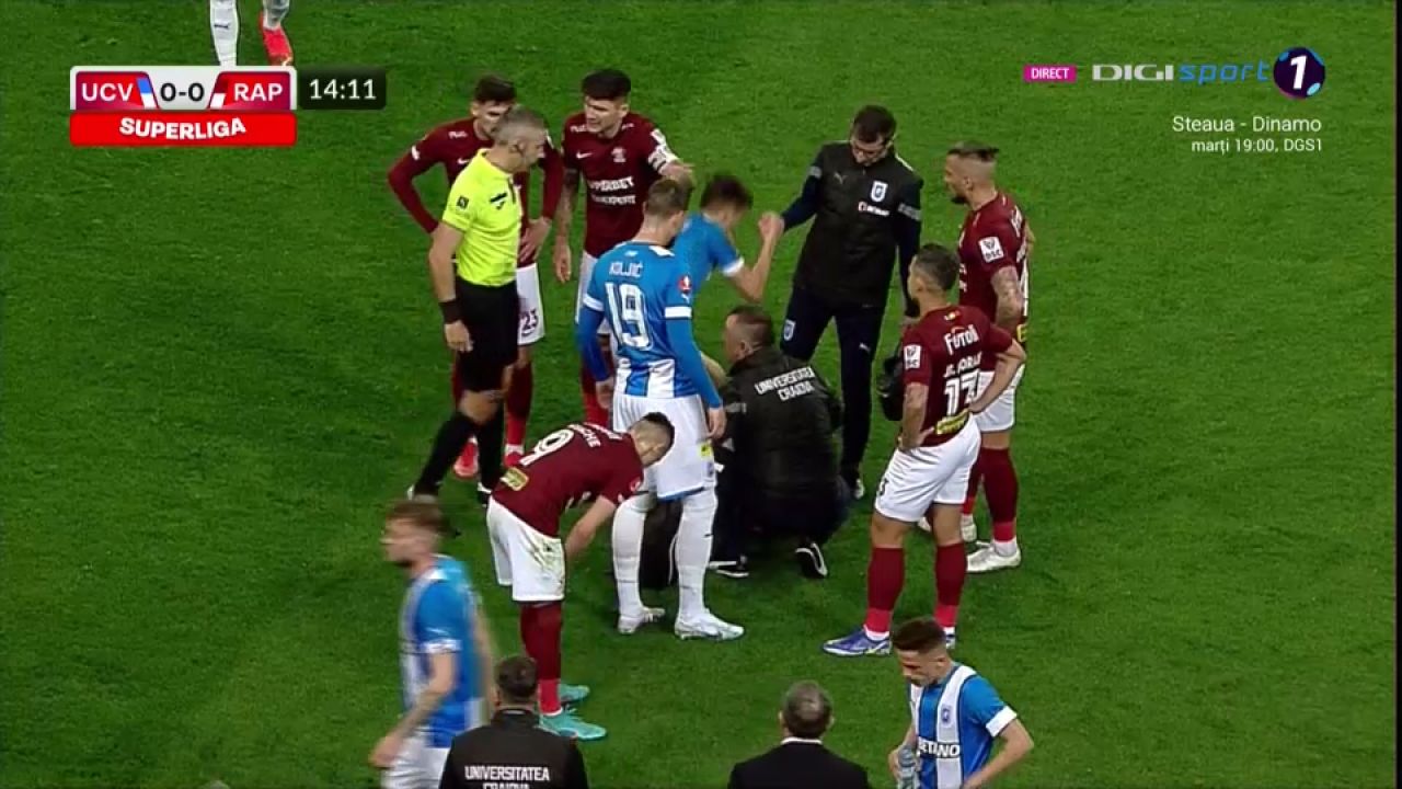 Universitatea Craiova - Rapid 3-1 | Prima victorie pentru olteni în play-off_3
