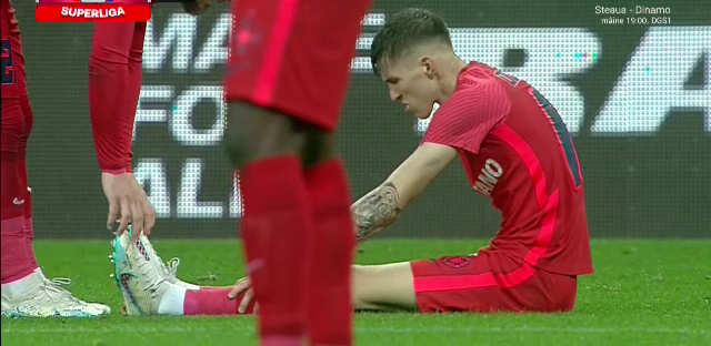 Tavi Popescu, schimbare totală de look! &bdquo;Perla&rdquo; FCSB-ului și-a etalat tatuajul &icirc;n meciul cu Farul Constanța