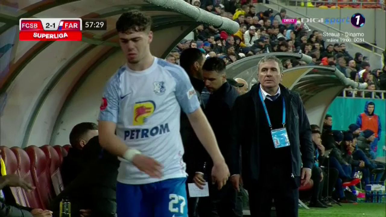 Gică Hagi l-a făcut pe Andrei Borza să plângă în FCSB - Farul! Ce i-a zis „Regele”_23