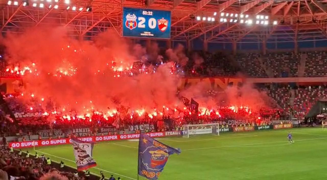 „Eternul Derby” nu moare niciodată! Show „incendiar” în peluză la Steaua - Dinamo_2