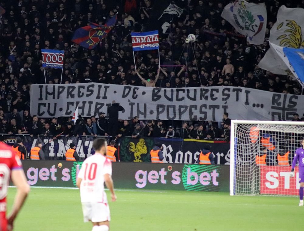 Duel colosal între galerii la Steaua - Dinamo! Sute de bannere, coregrafii, torțe și spectacol în tribune_75
