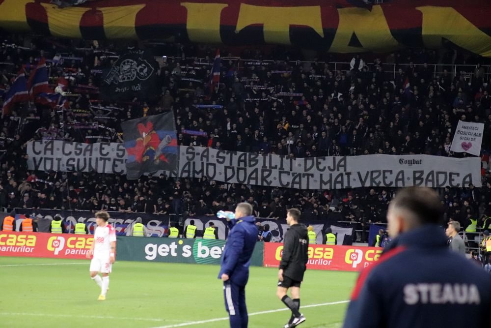 Duel colosal între galerii la Steaua - Dinamo! Sute de bannere, coregrafii, torțe și spectacol în tribune_79