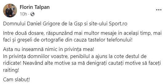 Florin Talpan, colonel de justiție, contraatacă! Acum a inventat noi cuvinte după greșelile jenante de gramatică
