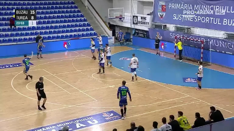 Meci str&acirc;ns &icirc;n HC Buzău - Potaissa Turda (Pro Arena VOYO)