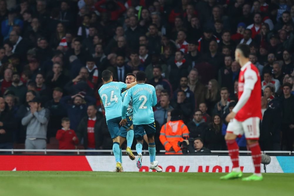 De Gea, tu ești?! Gafă uriașă a portarului lui Arsenal în primul minut cu Southampton! Alcaraz a înscris și s-a bucurat ca Ronaldo _4
