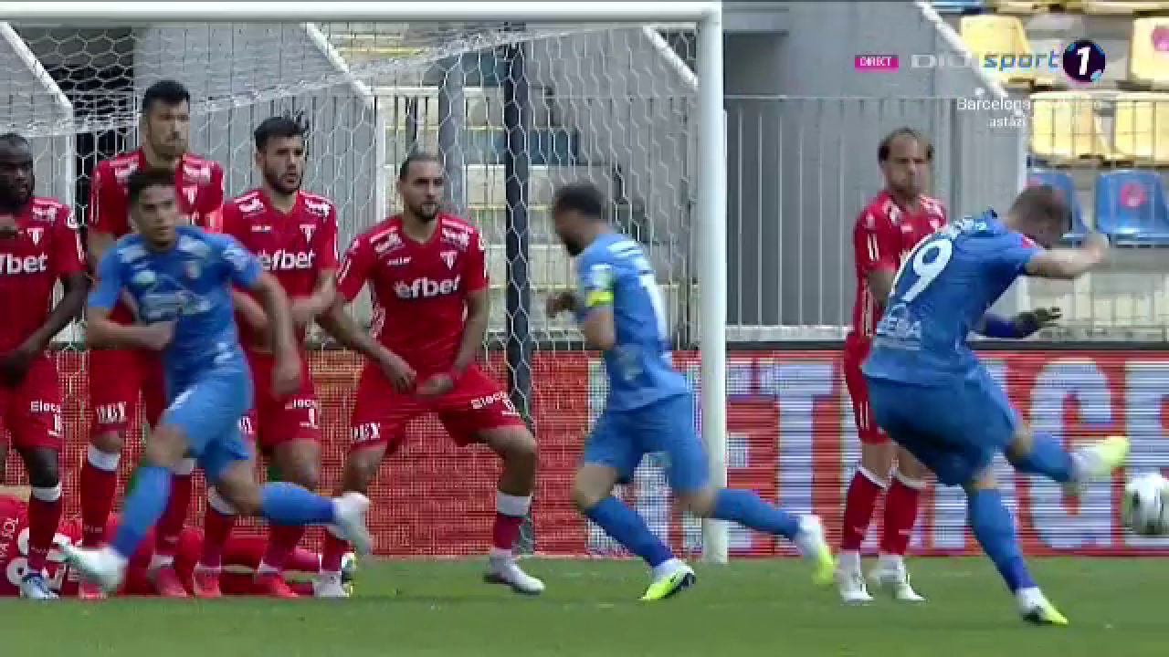 Chindia Târgoviște - UTA Arad 2-1 | Daniel Popa, omul meciului! Gol ca R10 din lovitură liberă și finalizare R9! _3