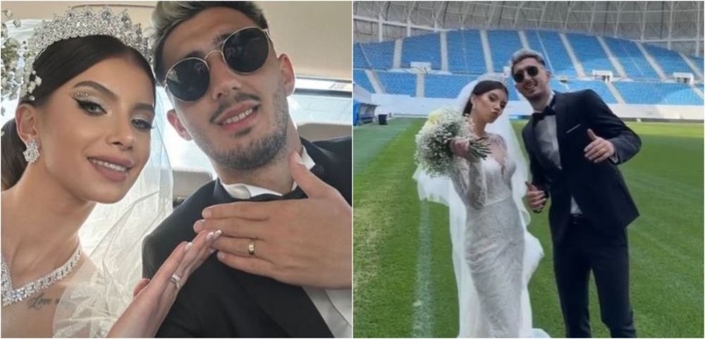 Zi mare pentru Andrei Ivan! S-a însurat și și-a dus soția pe „Ion Oblemenco”! Imagini spectaculoase _20