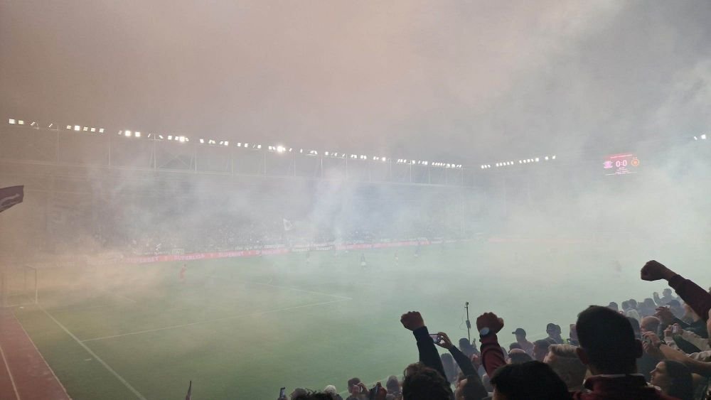 Spectacol pirotehnic spectaculos pe Giulești, înaintea fluierului de start! Rapid - FCSB a fost întârziat câteva minute_30