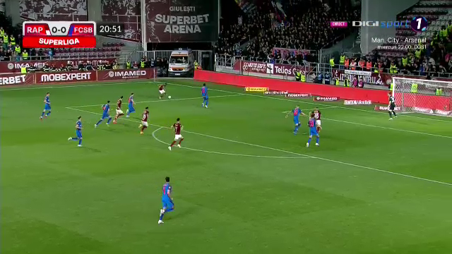 Giuleștiul a „explodat” la golul lui Albu! Târnovanu, pus la punct în Rapid - FCSB_2
