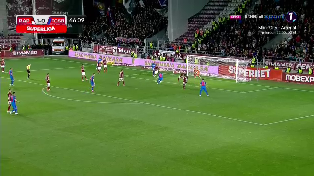Rapid - FCSB 1-0 | Roș-albaștrii cu ocaziile, giuleștenii cu punctele! 'Vârful' Moldovan, decisiv în prima victorie a echipei lui Mutu în play-off _9