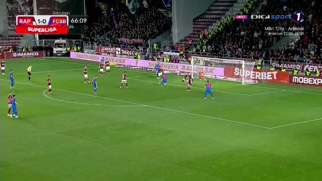 Rapid - FCSB 1-0 | Roș-albaștrii cu ocaziile, giuleștenii cu punctele! 'Vârful' Moldovan, decisiv în prima victorie a echipei lui Mutu în play-off _9