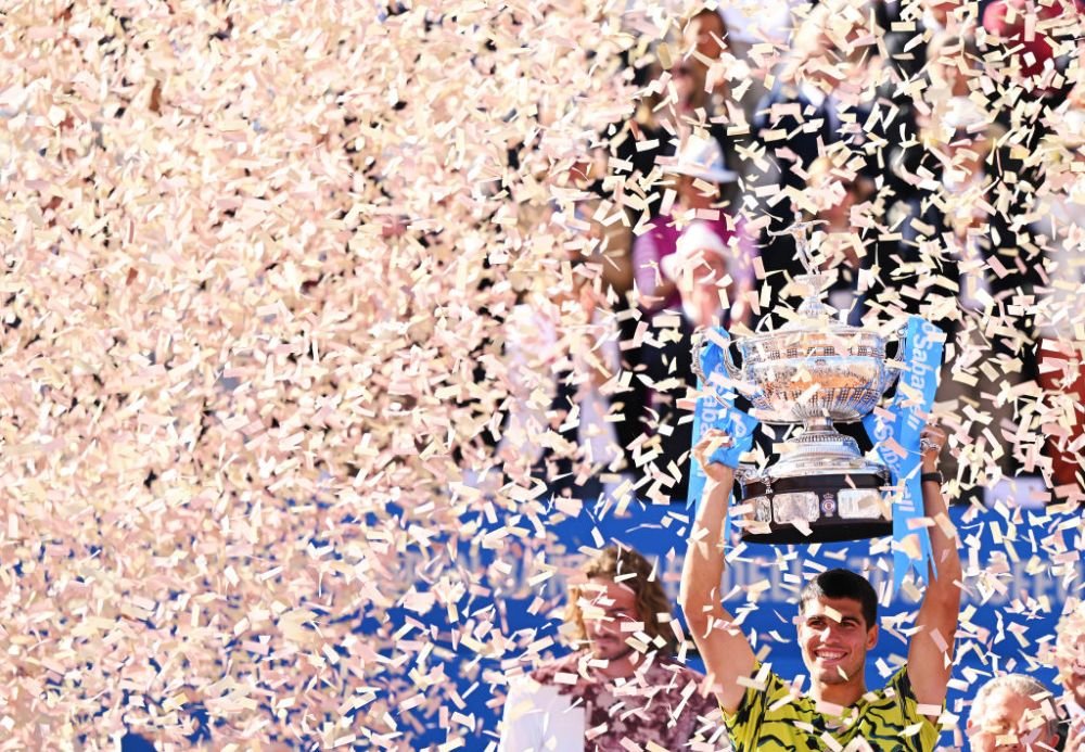 Sufletul petrecerii! Cum a sărbătorit Carlos Alcaraz al doilea titlu consecutiv de campion la Barcelona