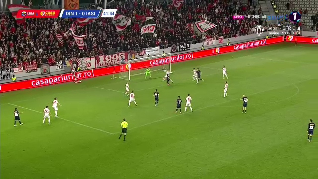 Dinamo - Poli Iași 1-3! Oncescu, un nou meci slab în poarta „câinilor”. „Roș-albii”, tot mai departe de promovarea directă_3