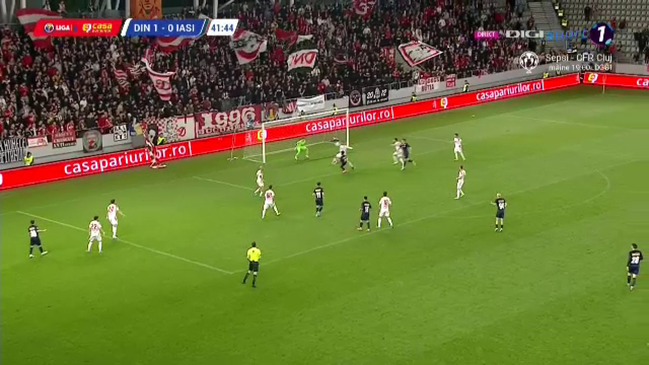 Dinamo - Poli Iași 1-3! Oncescu, un nou meci slab în poarta „câinilor”. „Roș-albii”, tot mai departe de promovarea directă_3
