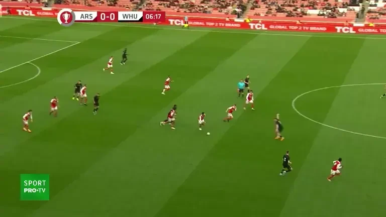 Arsenal - West Ham: gol Benjamin