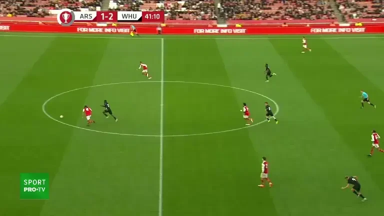 Arsenal - West Ham: gol Kadua