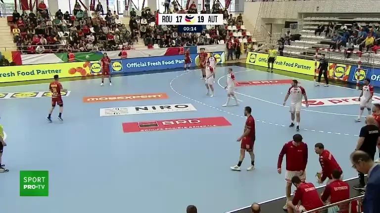 România - Austria | Start dificil pentru „tricolori” în a doua repriză