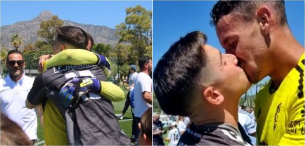 Sărutul „promovării”! Portarul și-a făcut publică homosexualitatea după ce echipa sa a promovat! A postat o fotografie alături de iubit _1