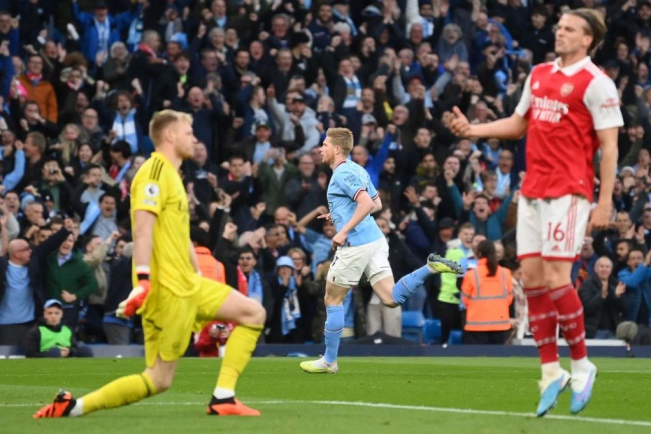 Manchester City - Arsenal 4-1 | „Tunarii”, fără replică în fața lui De Bruyne și Haaland! Lupta la titlu s-a încins _2
