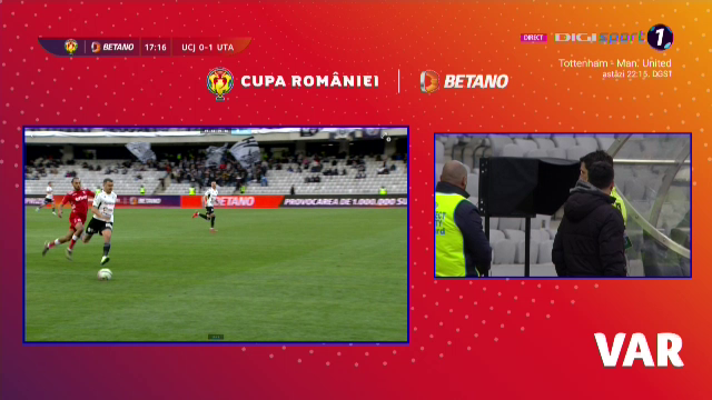 Supergolul înscris de Postolachi a fost anulat de VAR, în 'U' Cluj - UTA! Motivul pentru care arbitrul a anulat reușita_29
