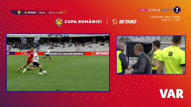 Supergolul înscris de Postolachi a fost anulat de VAR, în 'U' Cluj - UTA! Motivul pentru care arbitrul a anulat reușita_31