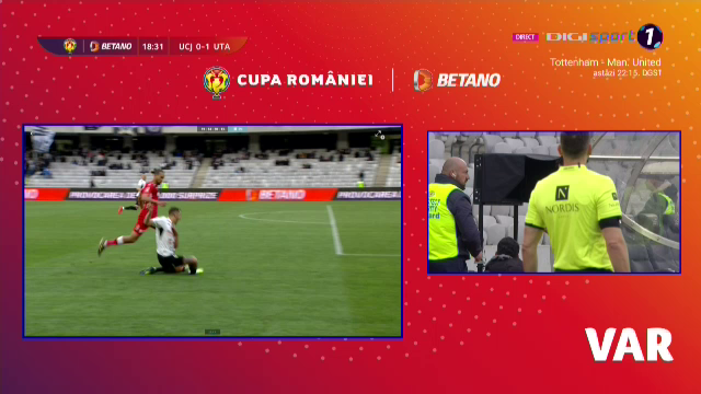 Supergolul înscris de Postolachi a fost anulat de VAR, în 'U' Cluj - UTA! Motivul pentru care arbitrul a anulat reușita_32