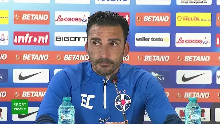 Elias Charalambous, înainte de Universitatea Craiova - FCSB (29.04.2023)