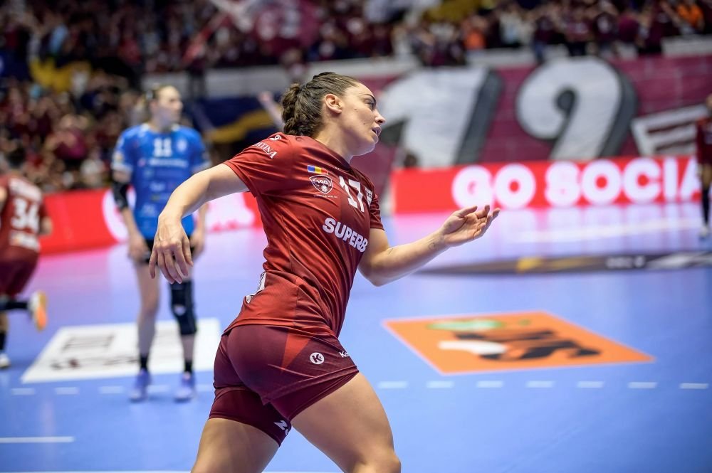 Rapid - Vipers 25-31 (12-18), în turul sferturilor Ligii Campionilor. Cu fruntea sus în fața campioanei en-titre. Greu cu Viakhireva și Katrine Lunde_5