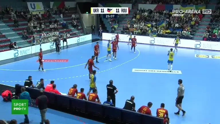 Ucraina - Rom&acirc;nia | &bdquo;Tricolorii&rdquo; intră cu avantaj la pauză