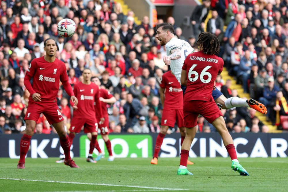 Liverpool - Tottenham 4-3. Dramatism total pe Anfield. &rdquo;Cormoranii&rdquo; au condus cu 3-0, au fost egalați și au dat lovitura pe final