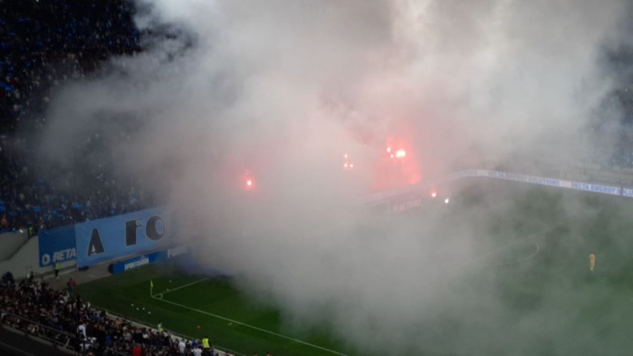 40 de ani de la Universitatea Craiova - Benfica! Coregrafia superbă pregătită de olteni pentru meciul cu FCSB_1