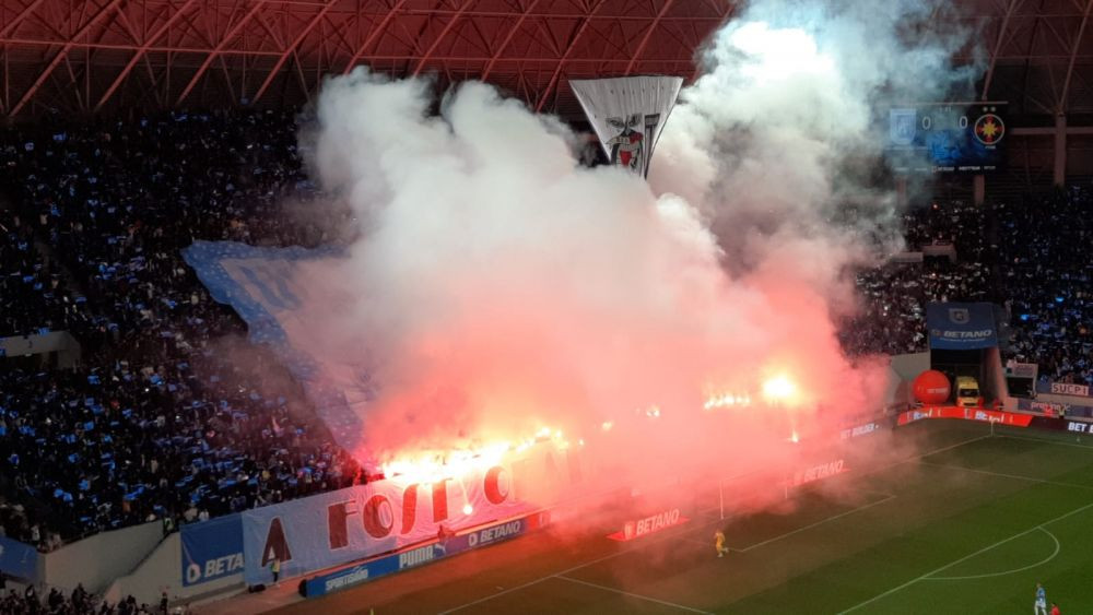 40 de ani de la Universitatea Craiova - Benfica! Coregrafia superbă pregătită de olteni pentru meciul cu FCSB_2