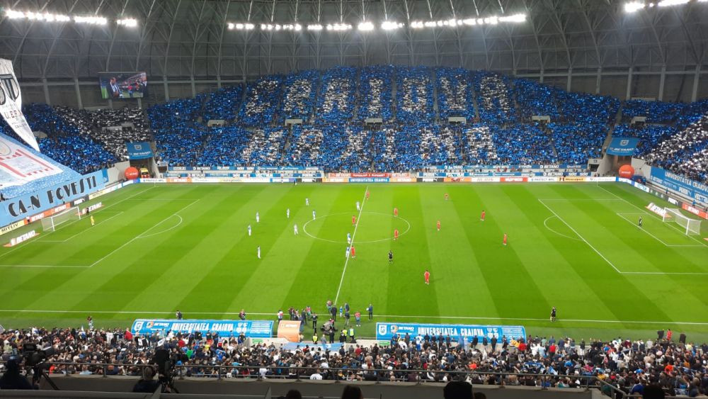 40 de ani de la Universitatea Craiova - Benfica! Coregrafia superbă pregătită de olteni pentru meciul cu FCSB_9