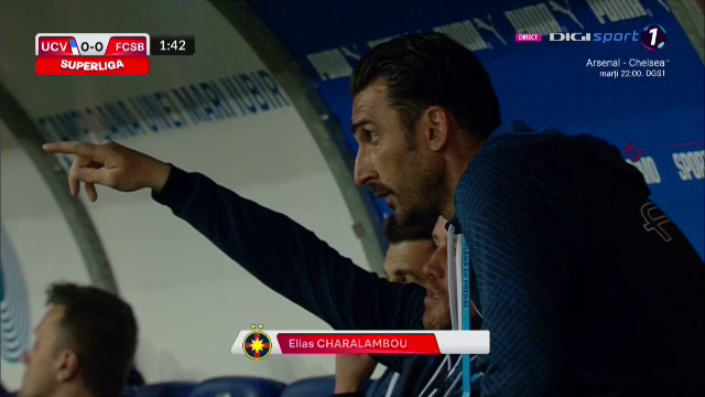 Cine e antrenorul principal la FCSB? Cum au fost surprinși Mihai Pintilii și Elias Charalambous în startul meciului cu Craiova _10