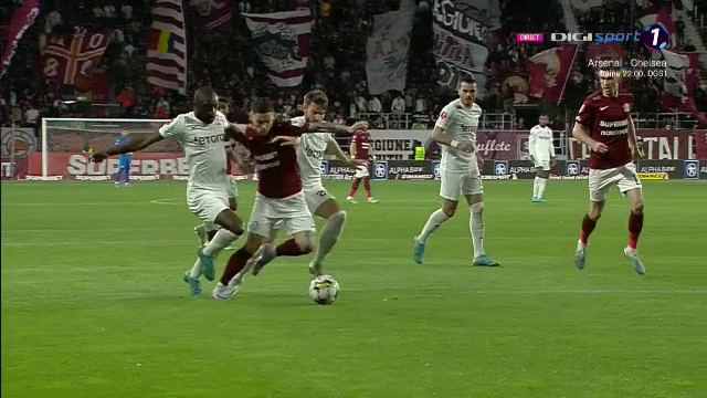 Rapid București - CFR Cluj 3-1 | CFR a deraiat în Giulești! Apărarea lui Petrescu nu l-a putut opri pe Dugandzic_2