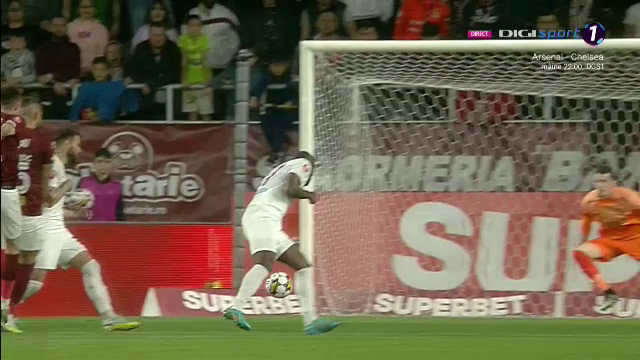 Rapid București - CFR Cluj 3-1 | CFR a deraiat în Giulești! Apărarea lui Petrescu nu l-a putut opri pe Dugandzic_6