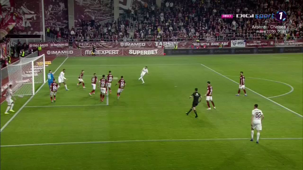 Rapid București - CFR Cluj 3-1 | CFR a deraiat în Giulești! Apărarea lui Petrescu nu l-a putut opri pe Dugandzic_11