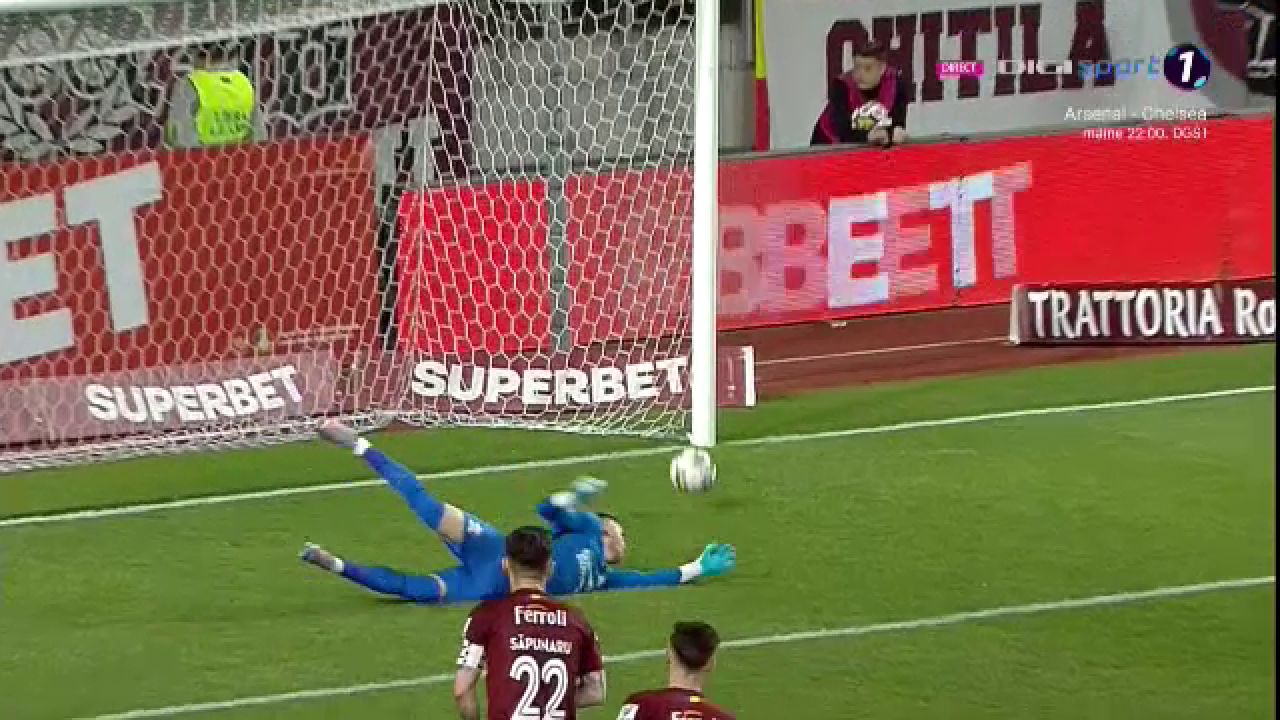 Rapid București - CFR Cluj 3-1 | CFR a deraiat în Giulești! Apărarea lui Petrescu nu l-a putut opri pe Dugandzic_12
