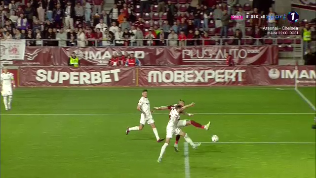Rapid București - CFR Cluj 3-1 | CFR a deraiat în Giulești! Apărarea lui Petrescu nu l-a putut opri pe Dugandzic_14