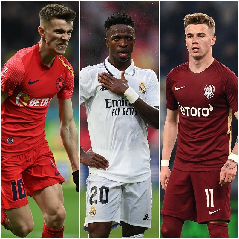 Vești excelente pentru FCSB și CFR Cluj! Tavi Popescu și Claudiu Petrila, &icirc;ntr-un top internațional alături de Vinicius Jr!&nbsp;