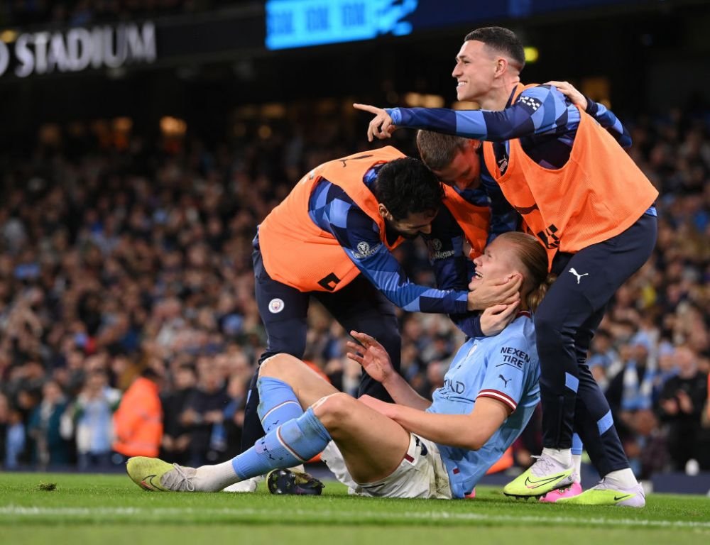 Reacția genială lui Erling Haaland după ce a doborât un record istoric în Premier League: 