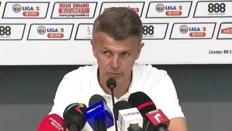 Ovidiu Burcă, după Dinamo - Unirea Dej 0-0 (06/05/2023)