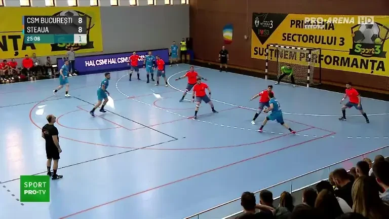 CSM București - Steaua, &icirc;n direct pe Pro Arena VOYO