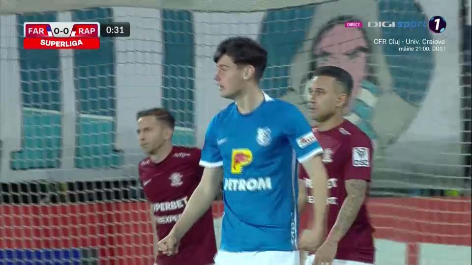 Farul - Rapid 7-2 | Meci fără istoric la Ovidiu, trupa lui Hagi îi distruge pe giuleșteni_2