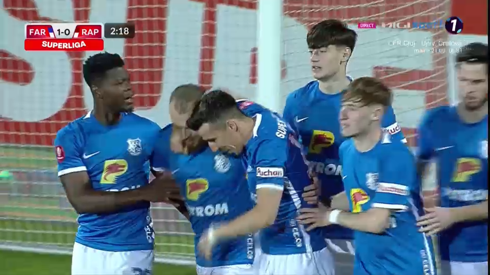 Farul - Rapid 7-2 | Meci fără istoric la Ovidiu, trupa lui Hagi îi distruge pe giuleșteni_4