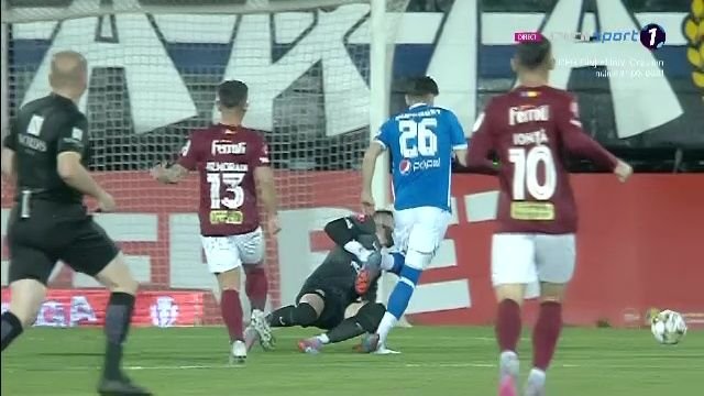 Penalty controversat pentru Farul în minutul 1 al meciului cu Rapid: Moldovan și-a făcut cruce după decizia lui Popa_12