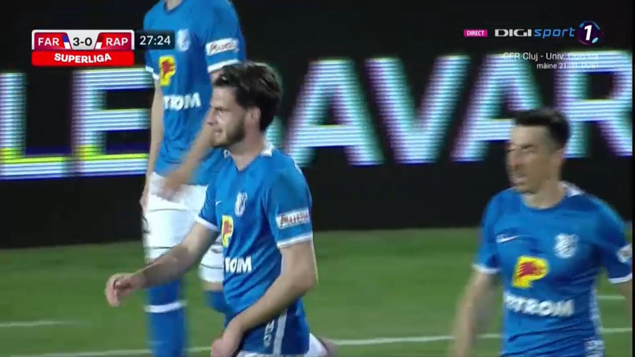 Farul - Rapid 7-2 | Meci fără istoric la Ovidiu, trupa lui Hagi îi distruge pe giuleșteni_7
