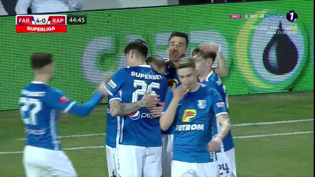 Farul - Rapid 7-2 | Meci fără istoric la Ovidiu, trupa lui Hagi îi distruge pe giuleșteni_9