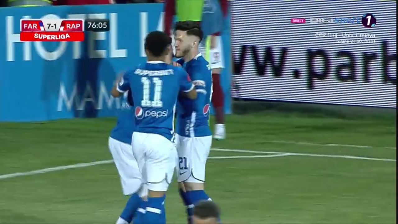 Farul - Rapid 7-2 | Meci fără istoric la Ovidiu, trupa lui Hagi îi distruge pe giuleșteni_16