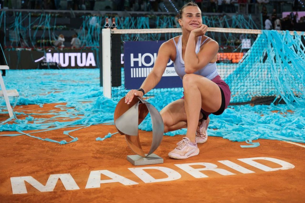 Câți bani a încasat Sabalenka după ce a devenit campioană la WTA Madrid_5